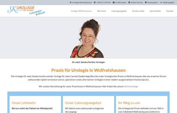 Vorschau von www.urologie-wor.de, Dr. med Sandra Kurbin