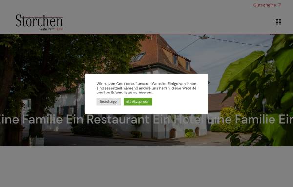 Vorschau von www.storchen-schmidhofen.de, Hotel Restaurant Storchen