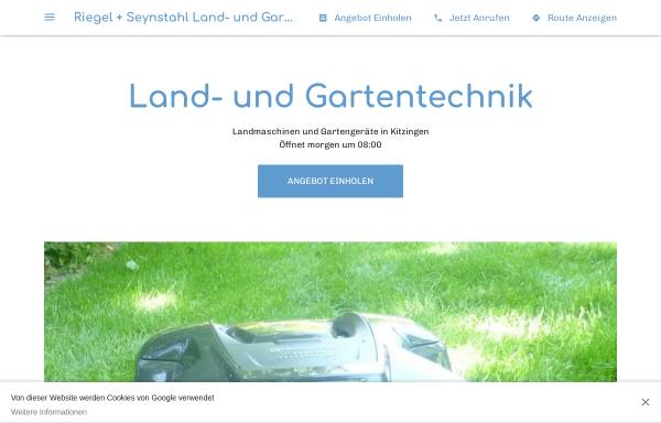 Vorschau von riegel-seynstahl-land-und-gartentechnik.business.site, Riegel + Seynstahl GbR