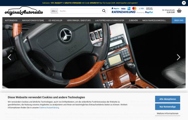 Vorschau von www.car-radio.de, Originale Fahrzeug Autoradios und Navigationssysteme