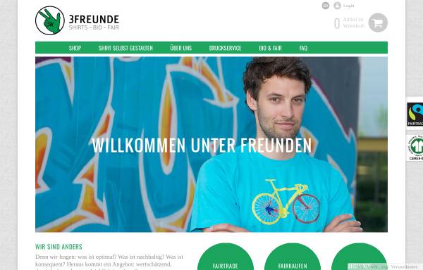 Vorschau von www.3freunde.de, 3FREUNDE, 3f fulfilment ag