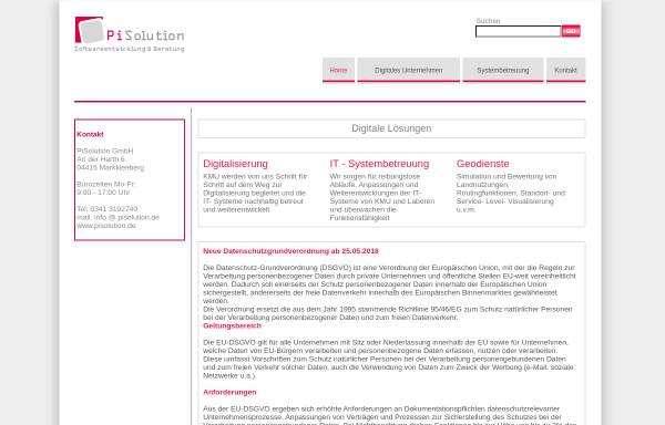 Vorschau von www.pietzsch-it-service.de, Pietzsch IT Service GmbH