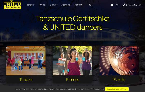 Vorschau von united-dancers.de, United Dancers e.V.