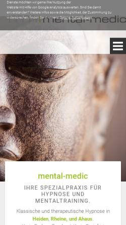 Vorschau der mobilen Webseite www.mental-medic.de, Arno Ostendorf