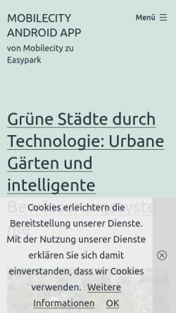Vorschau der mobilen Webseite mobilecity.de, Mobile City GmbH