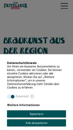 Vorschau der mobilen Webseite www.brauhaus1880.de, Brauhaus und Schenke 1880