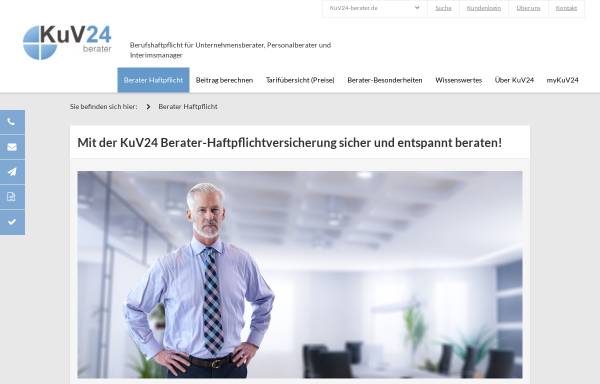 Vorschau von www.kuv24-berater.de, Konzept und Verantwortung Versicherungsmakler GmbH