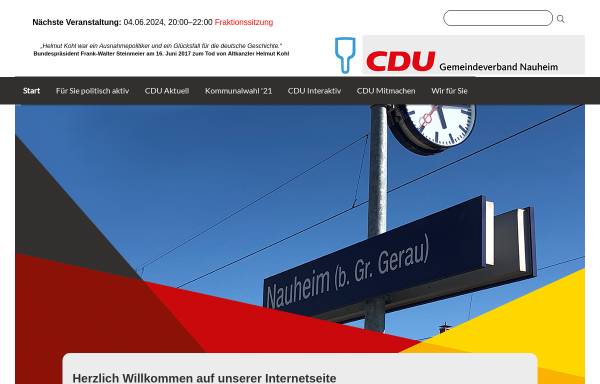 Vorschau von www.cdu-nauheim.de, CDU Nauheim