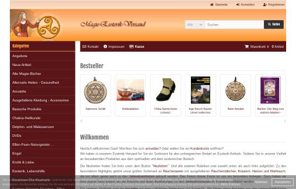 Vorschau von www.magie-esoterik-versand.de, Magie und Esoterik-Versand