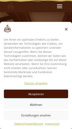 Vorschau der mobilen Webseite www.brauhaus-fallersleben.de, Altes Brauhaus zu Fallersleben