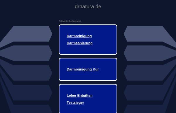 Vorschau von www.drnatura.de, DrNatura Europe