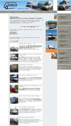 Vorschau der mobilen Webseite www.joko-wohnmobil.de, Joko Wohnmobil