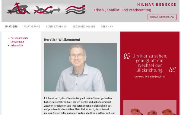 Vorschau von www.kurztherapie-und-beratung.de, Hilmar Benecke