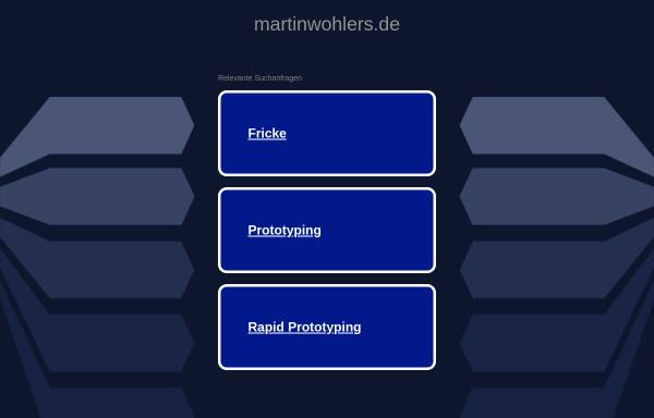 Vorschau von www.martinwohlers.de, Martin Wohlers, Designmoebel & Objekte