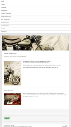 Vorschau der mobilen Webseite www.classicmotorbikerestauration.de, Brentec-Motorcycles