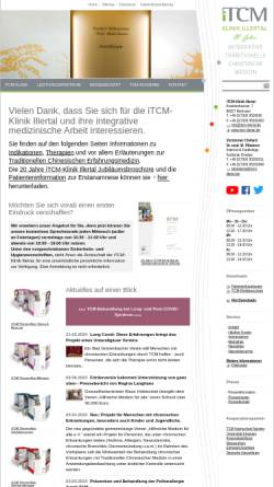 Vorschau der mobilen Webseite www.itcm-illertal.de, Klinik für integrative Traditionelle Chinesische Medizin Illertal GmbH -iTCM-Klinik Illertal