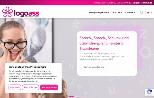 Vorschau von logoass.de, Logoass Praxis für Logopädie