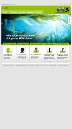 Vorschau der mobilen Webseite aquaterra.de, Aqua-Terra Bioprodukt GmbH