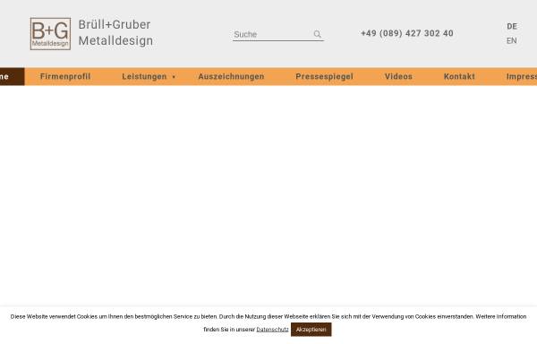 Vorschau von www.bruell-gruber.eu, Brüll + Gruber - Messingverarbeitung,