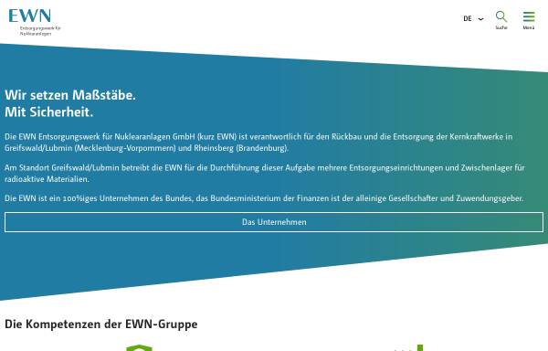 Vorschau von www.ewn-gmbh.de, Energie Werke Nord GmbH