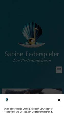 Vorschau der mobilen Webseite www.federspieler.at, Federspieler, Sabine