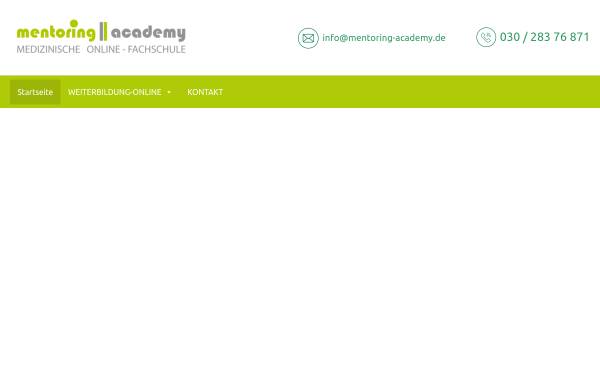 Vorschau von mentoring-academy.de, Mentoring Academy