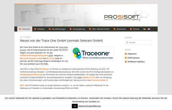 Vorschau von www.prosisoft.de, Prosisoft GmbH