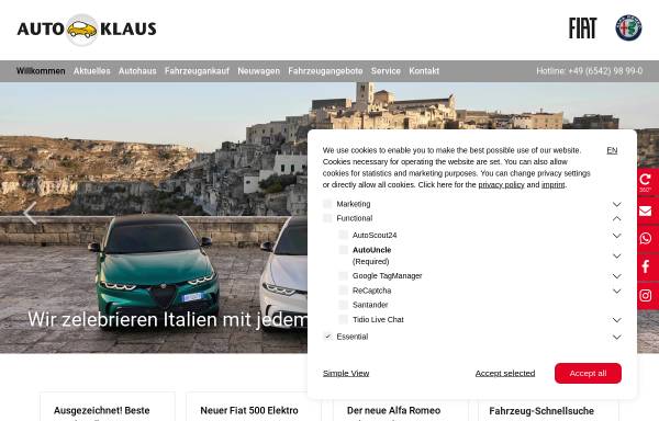 Vorschau von www.auto-klaus.de, Auto Klaus