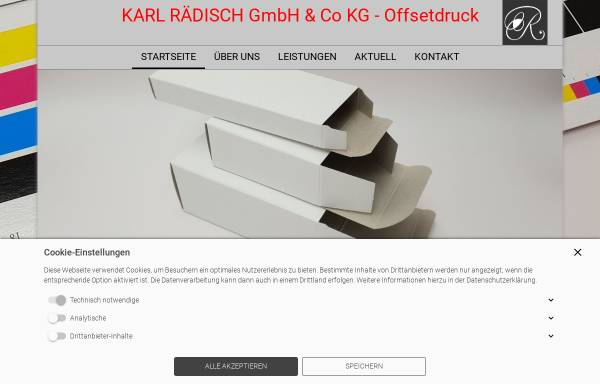 Vorschau von www.karl-raedisch.de, Karl Rädisch GmbH & Co KG Offsetdruck