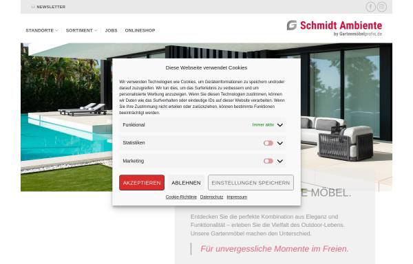 Vorschau von www.schmidt-ambiente.de, Schmidt Ambiente