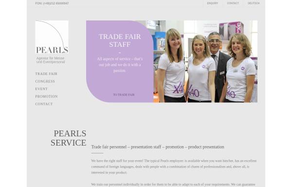 Vorschau von www.pearls-service.de, Pearls Inh. Susanne Mies