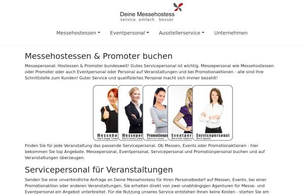 Vorschau von www.messeservice-valentin.de, Valentin Messe- und Veranstaltungsservice - Inh. Leona Vervoort