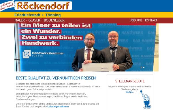 Vorschau von www.maler-roeckendorf.de, Sönke Röckendorf Malerei GmbH