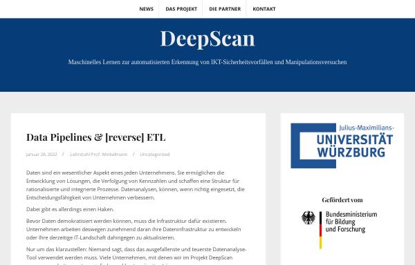 Vorschau von projekt-deepscan.de, Deep Scan Detectors