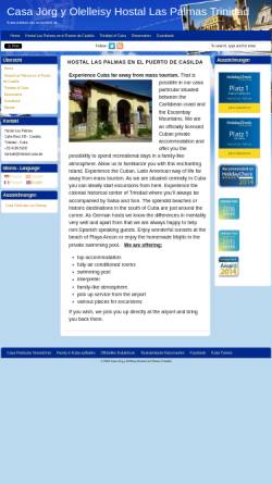 Vorschau der mobilen Webseite www.trinidad-cuba.de, Casa Joerg - Trinidad / Casilda