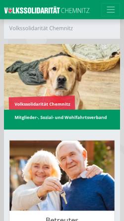 Vorschau der mobilen Webseite vs-chemnitz.de, Volkssolidarität Stadtverband Chemnitz e.V.
