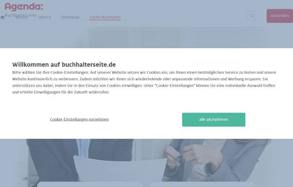 Vorschau von suche-buchhalter.de, Agenda Informationssysteme GmbH