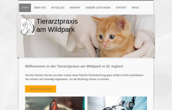 Vorschau von www.tierarztpraxis-am-wildpark.de, Tierarztpraxis am Wildpark