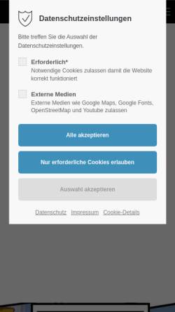 Vorschau der mobilen Webseite www.grenzgang-buchenau.de, Grenzgang Buchenau