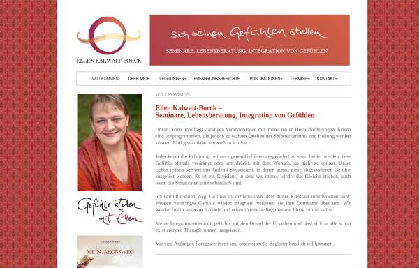 Vorschau von www.xn--gefhlestellen-yob.de, Lebensberatung und Begleitung Gefühlestellen Ellen Kallweit-Borck