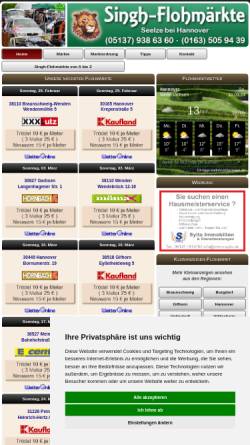 Vorschau der mobilen Webseite www.khakh.de, Khakh-Flohmärkte - Salwinder Singh Khak