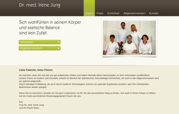 Vorschau von www.irene-jung.de, Jung, Dr. med. Irene