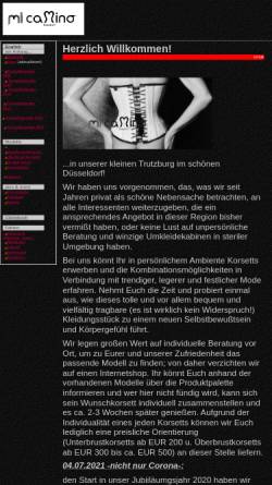 Vorschau der mobilen Webseite www.korsetthandel.de, Der Korsettfachhandel
