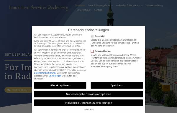 Vorschau von immobilien-service-radeberg.de, Popp Immobilien