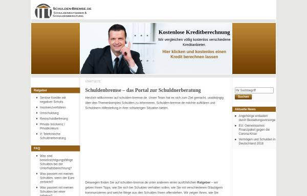 Vorschau von www.schulden-bremse.de, Schuldenbremse .de