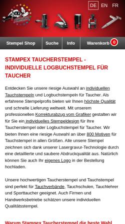 Vorschau der mobilen Webseite www.stampex.eu, Stampex e.K.
