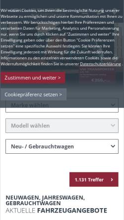 Vorschau der mobilen Webseite moll.de, Autohaus Adelbert Moll GmbH & Co. KG
