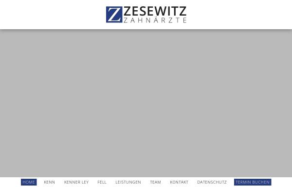 Vorschau von www.zahnarztteam.com, Zahnärzte Dres. Zesewitz