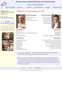 Vorschau der mobilen Webseite www.eheberatung-coburg.de, Eheberatung und Familienberatung Berwanger