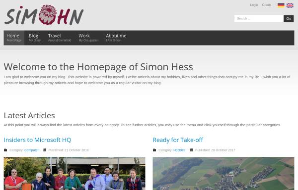 Vorschau von www.simon-hess.ch, Hess, Simon